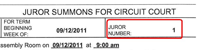 Juror Form Image